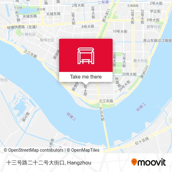 十三号路二十二号大街口 map