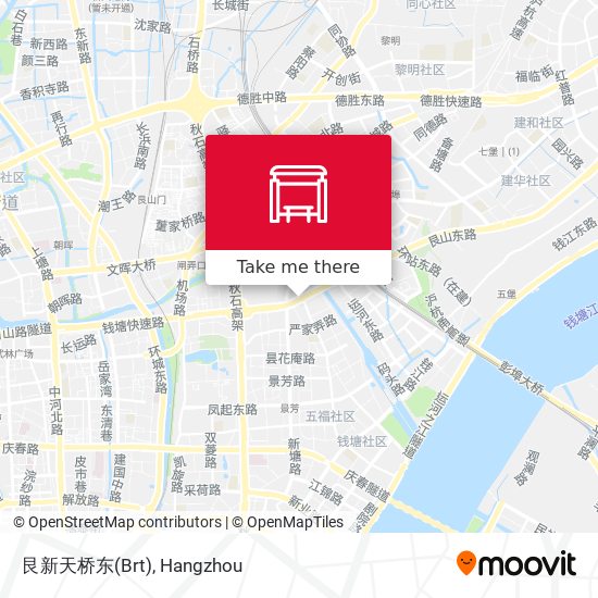 艮新天桥东(Brt) map