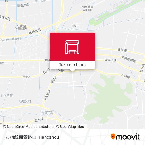 八柯线商贸路口 map