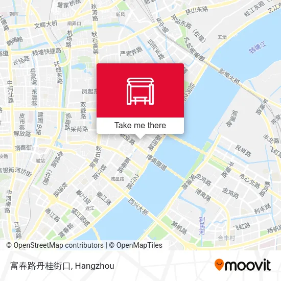 富春路丹桂街口 map