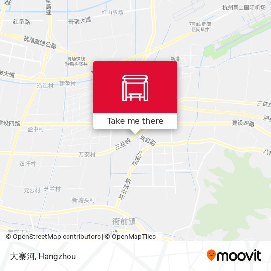 大寨河 map