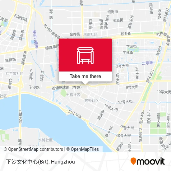 下沙文化中心(Brt) map