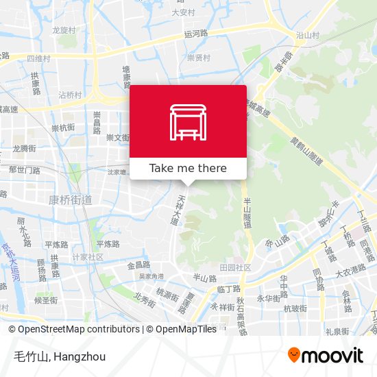 毛竹山 map