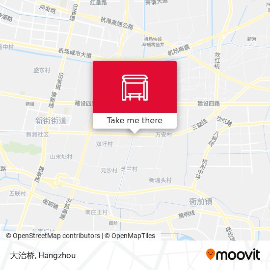 大治桥 map