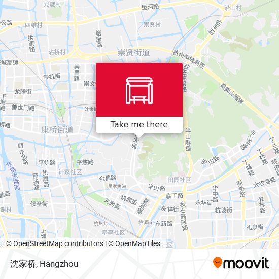 沈家桥 map