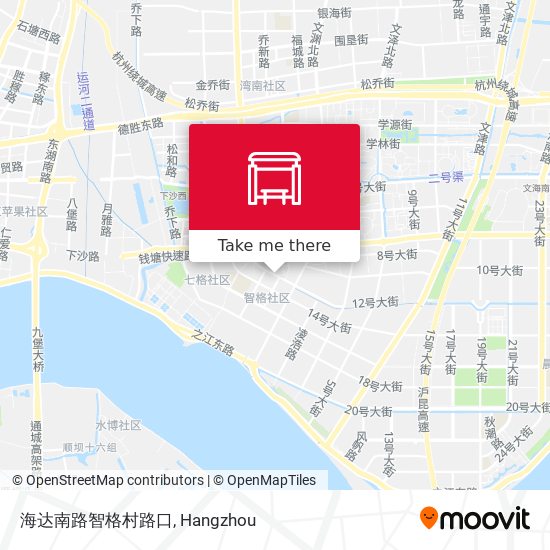 海达南路智格村路口 map