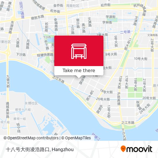 十八号大街凌浩路口 map