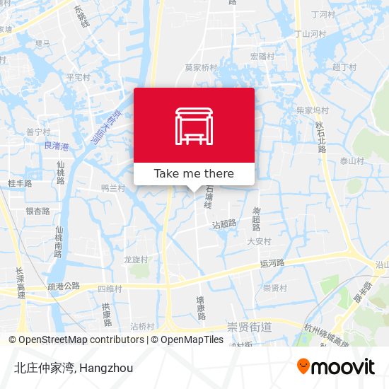 北庄仲家湾 map