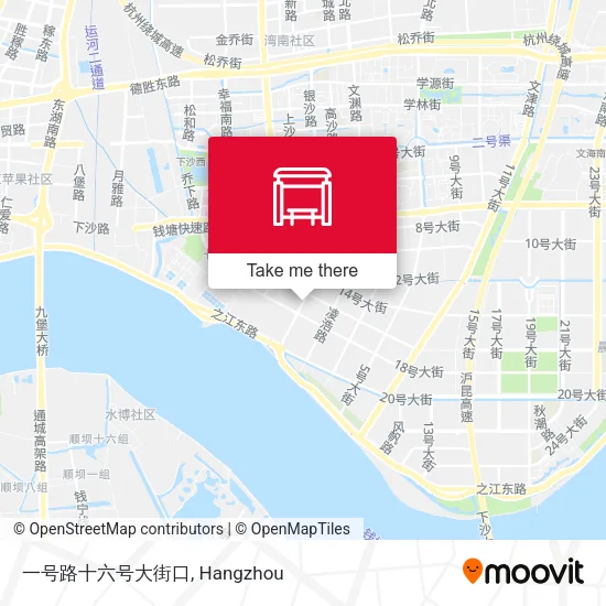 一号路十六号大街口 map