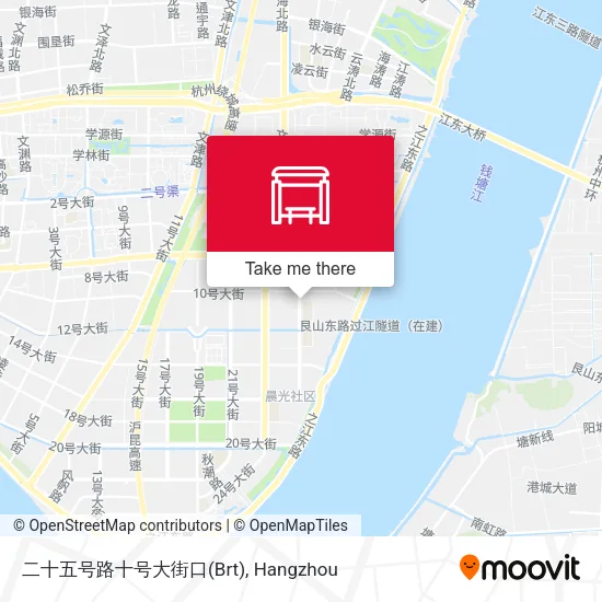 二十五号路十号大街口(Brt) map