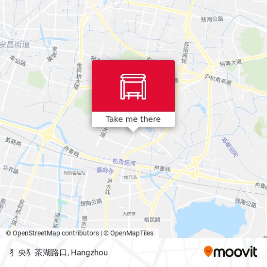 犭央犭茶湖路口 map
