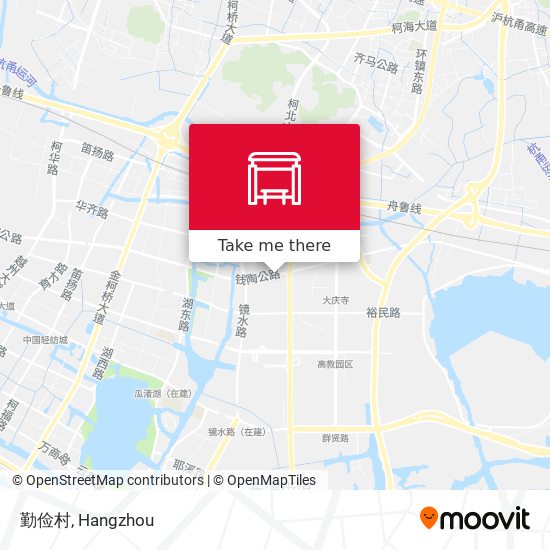 勤俭村 map