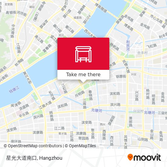 星光大道南口 map