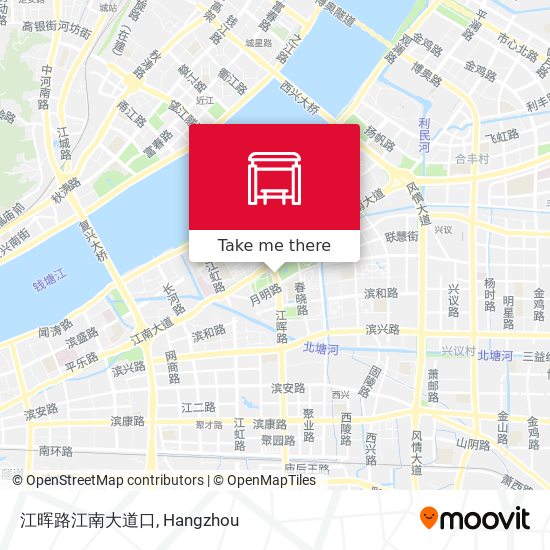 江晖路江南大道口 map