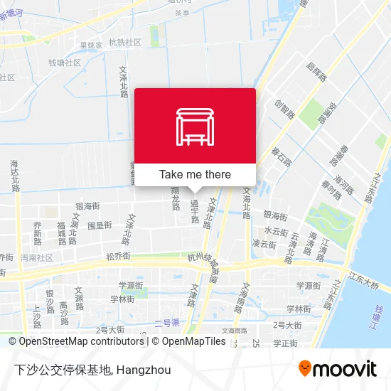 下沙公交停保基地 map