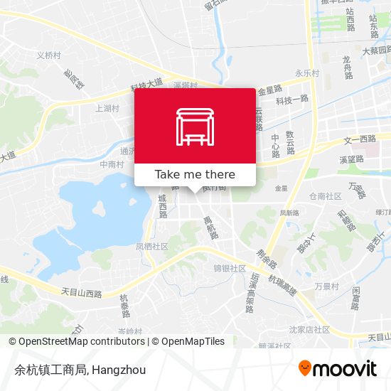 余杭镇工商局 map