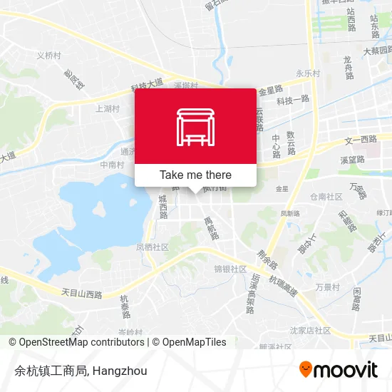 余杭镇工商局 map