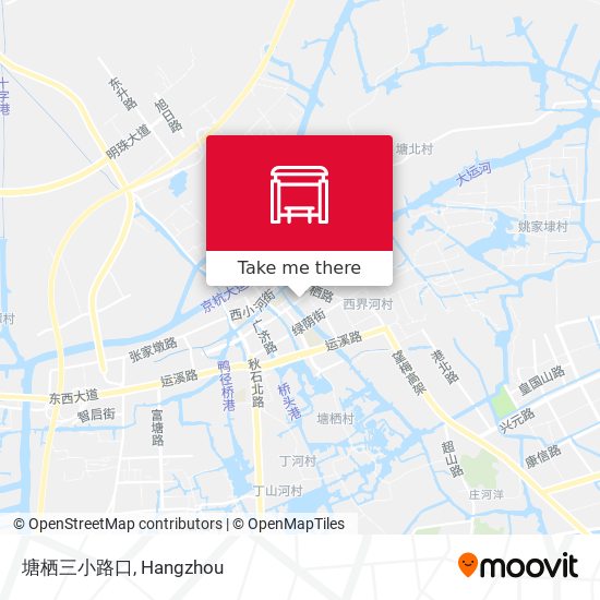 塘栖三小路口 map