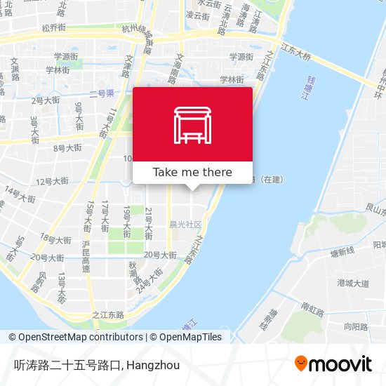 听涛路二十五号路口 map