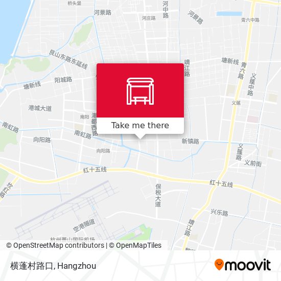 横蓬村路口 map