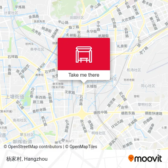 杨家村 map