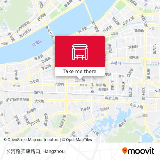 长河路滨康路口 map