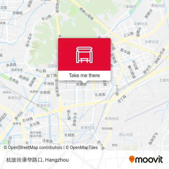 杭玻街康华路口 map