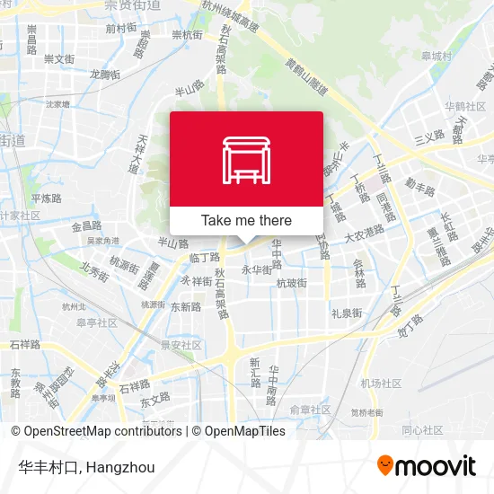 华丰村口 map