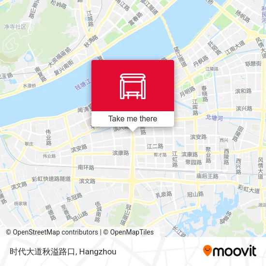 时代大道秋溢路口 map