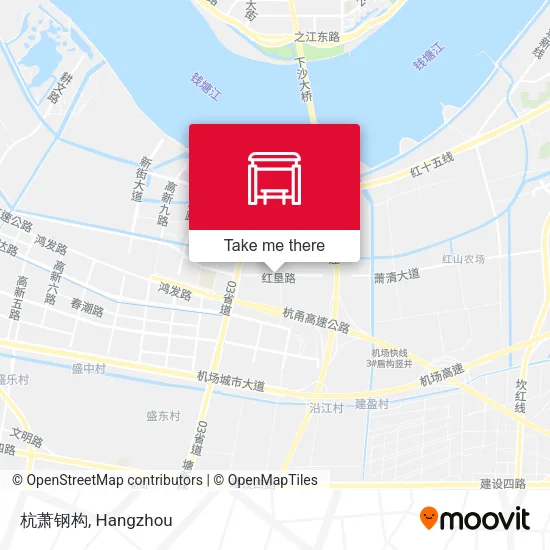 杭萧钢构 map