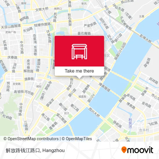 解放路钱江路口 map