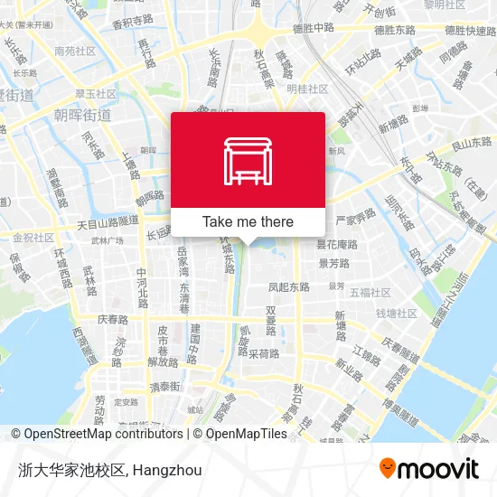 浙大华家池校区 map