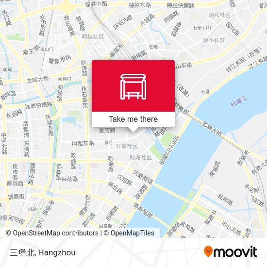 三堡北 map