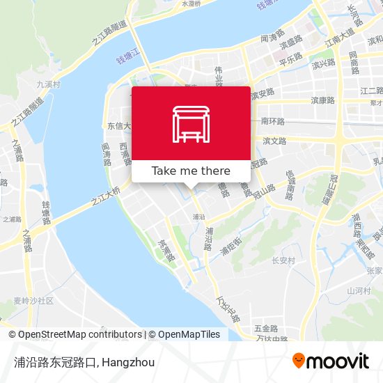 浦沿路东冠路口 map