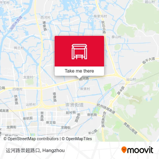 运河路崇超路口 map