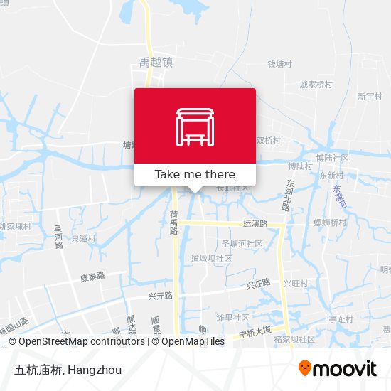 五杭庙桥 map
