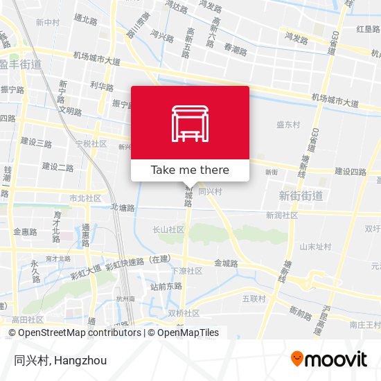 同兴村 map