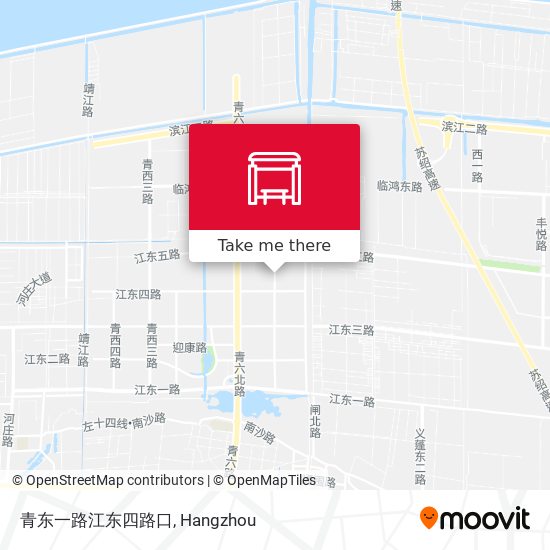 青东一路江东四路口 map