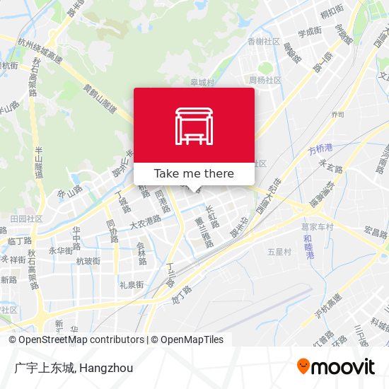 广宇上东城 map