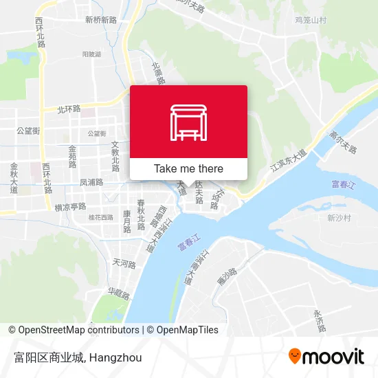 富阳区商业城 map