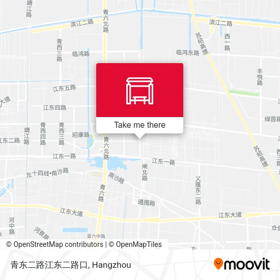 青东二路江东二路口 map