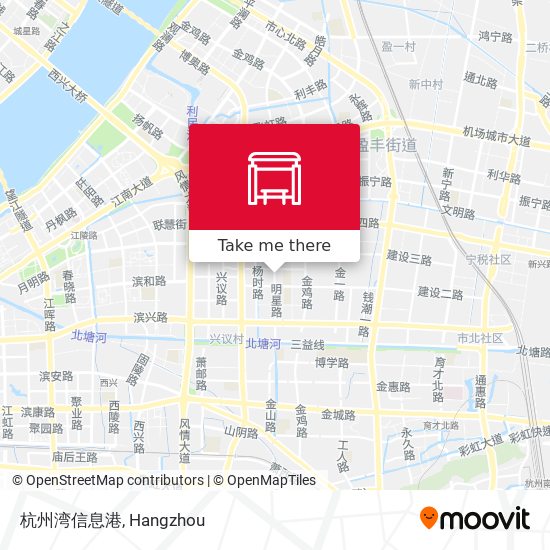 杭州湾信息港 map