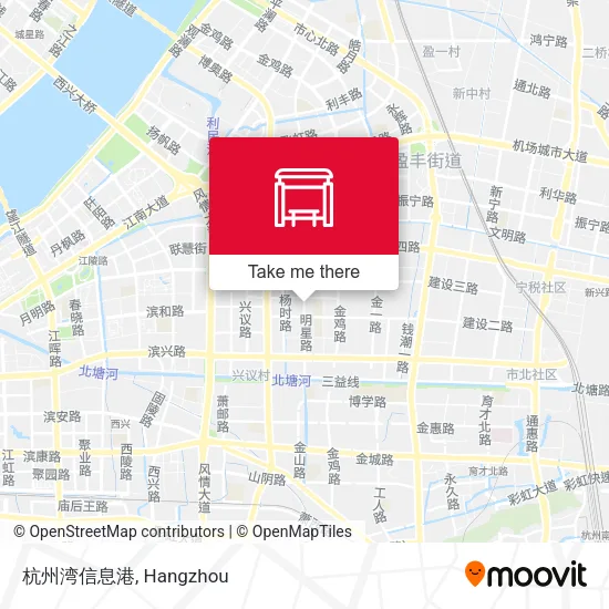 杭州湾信息港 map