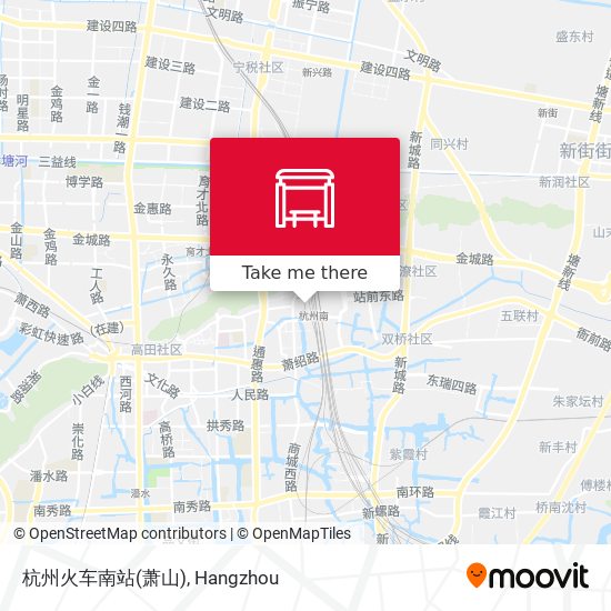 杭州火车南站(萧山) map
