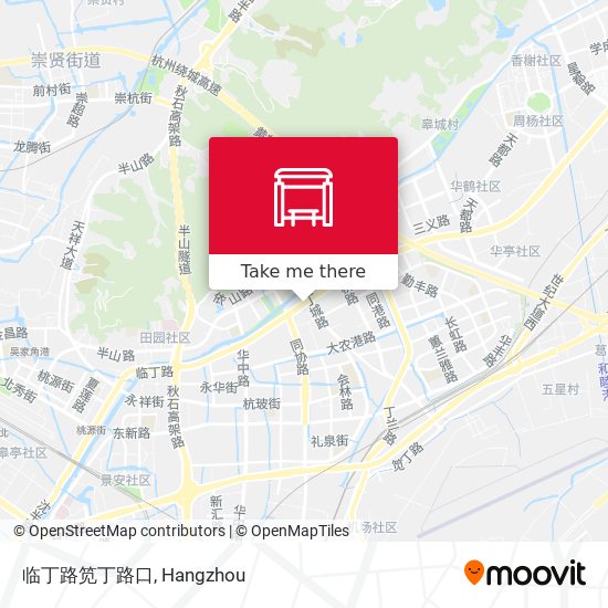 临丁路笕丁路口 map