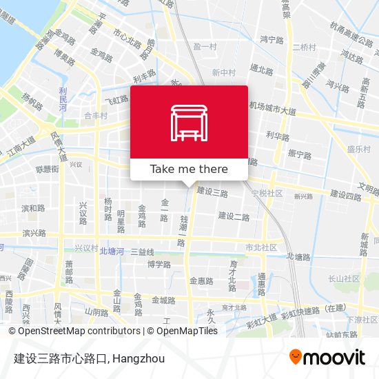 建设三路市心路口 map