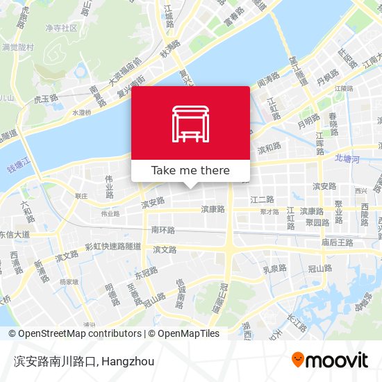 滨安路南川路口 map
