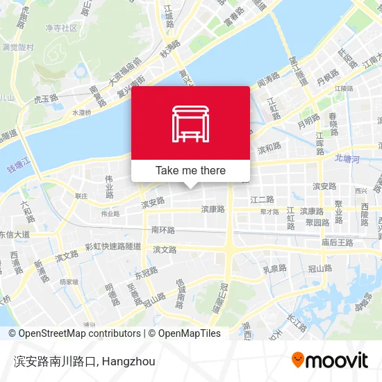 滨安路南川路口 map