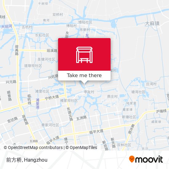 前方桥 map