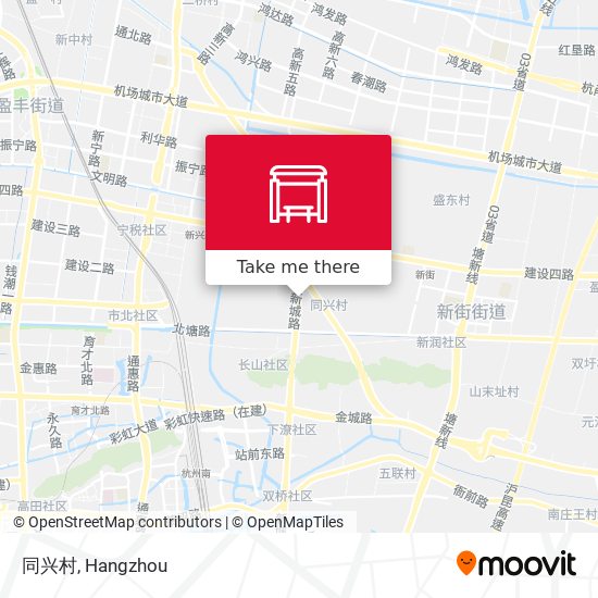 同兴村 map